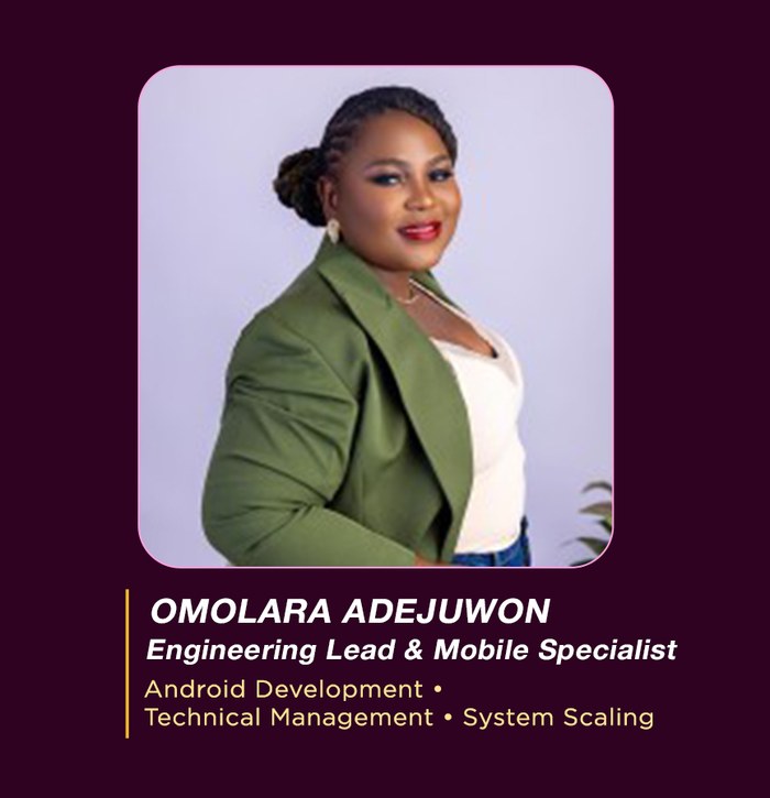 Omolara Adejuwon — Engineering Lead & Mobile Specialist, a Baobab Women Network mentor