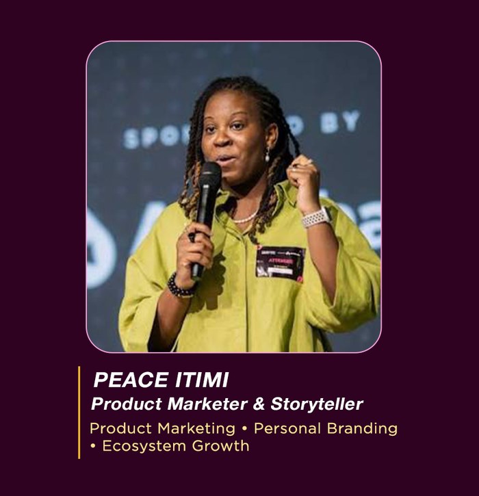 Peace Itimi — Product Marketer & Storyteller, a Baobab Women Network mentor
